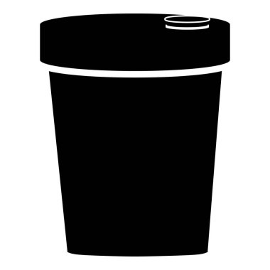 Kağıt cam simgesi, basit tarzı