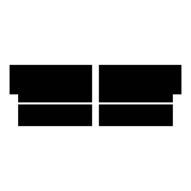 Küçük kutu simgesi, basit tarzı