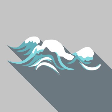 Onuncu dalga simgesi, düz stil