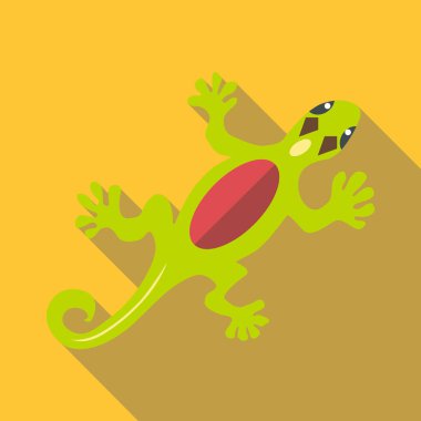 Semender simgesi, düz stil