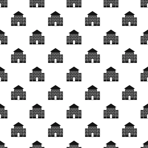 Üç katlı ev desen, basit tarzı