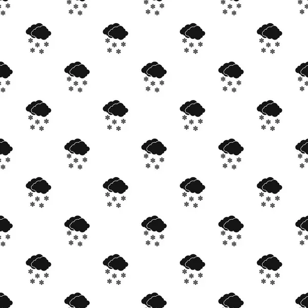 Bulut ve kar desen, basit tarzı