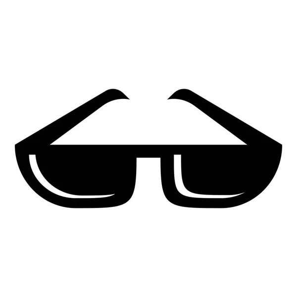 Icône de lunettes, style simple — Image vectorielle