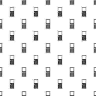 Kapı cam desenli basit tarzı