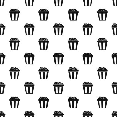 Patlamış mısır desen, basit Stil kutusunu