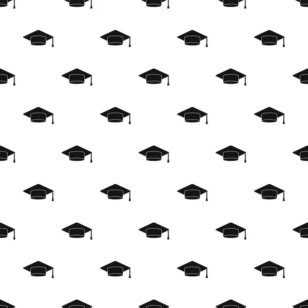 Graduation cap pattern, simple style
