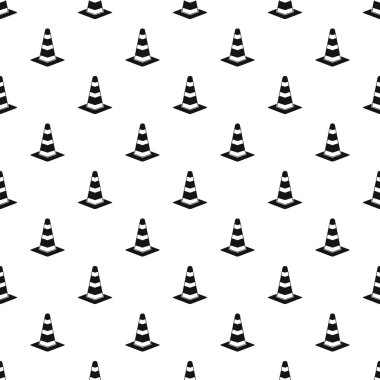 Trafik koni desen, basit tarzı