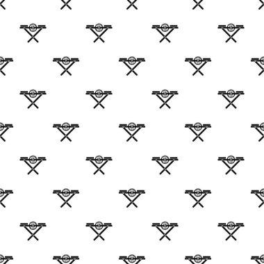 Güç tezgah desen, basit tarzı gördüm