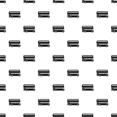 Londra Çift katlı otobüs desen, basit tarzı