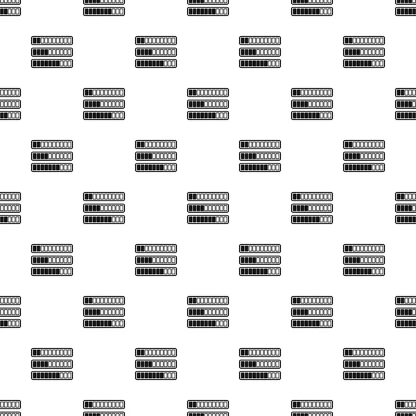 Loading bars pattern, simple style — Stock Vector