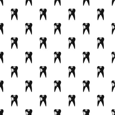 Diş deseni, basit tarzı