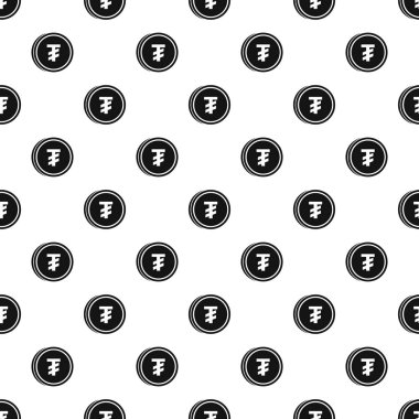 Moğol tugrik para desen, basit tarzı