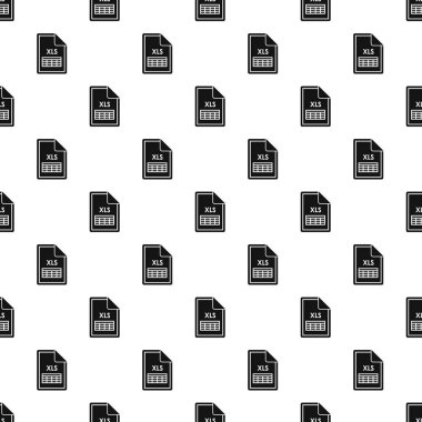 XLS file pattern, simple style