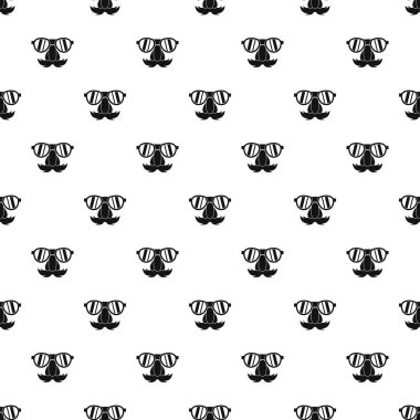 Sahte burun bıyık, kaş, gözlük desen