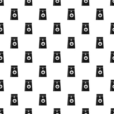 Esrar yaprağı desenli çanta, basit stil