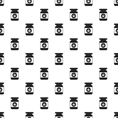 Tıbbi marijua şişe deseni, basit stil