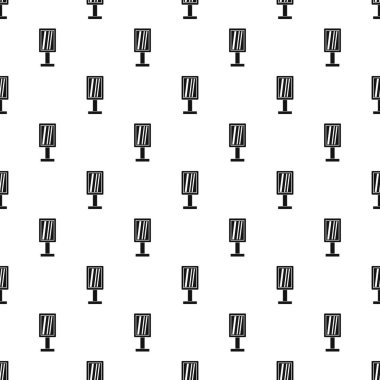 Retro mikrofon desen, basit tarzı