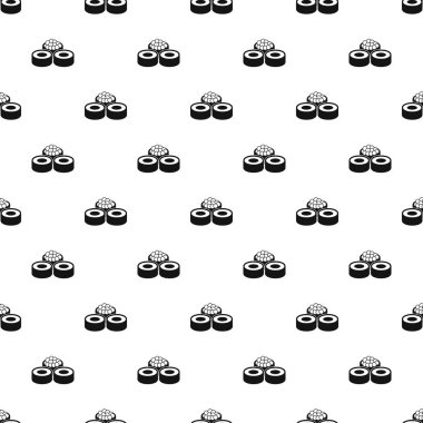 Suşi rulo desen, basit tarzı