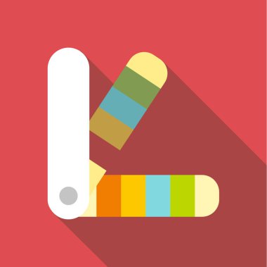 CMYK seçici simgesini, düz stil