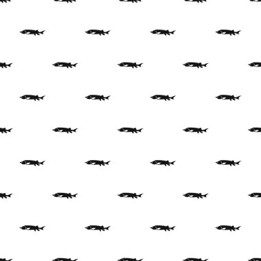 Yildiz Seklinde balık desen, basit tarzı