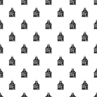 Küçük ev deseni, basit stil