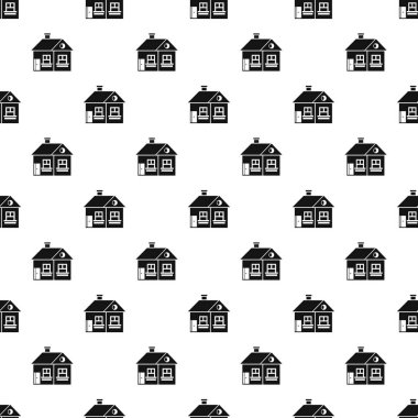 Büyük tek katlı ev deseni, basit stil