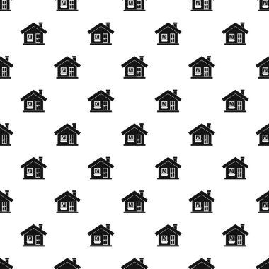 Baca desenli ev, sade stil