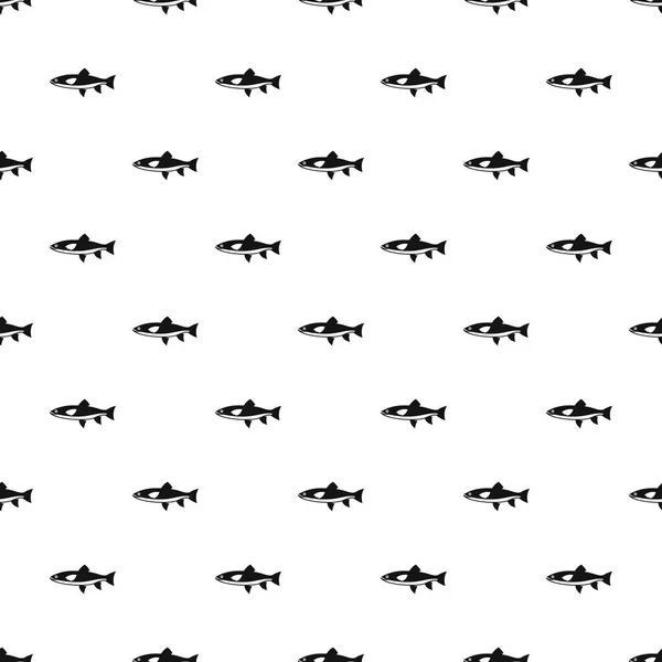 Modèle de poisson éperlan, style simple — Image vectorielle