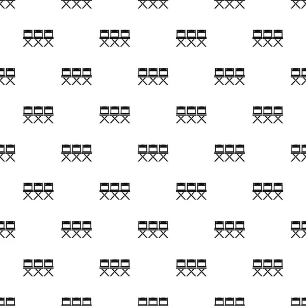 Sinema sandalye deseni, basit stil