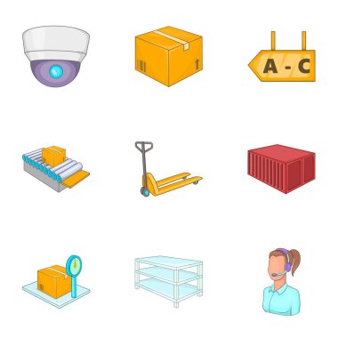 Lojistik simgeler kümesi, karikatür tarzı