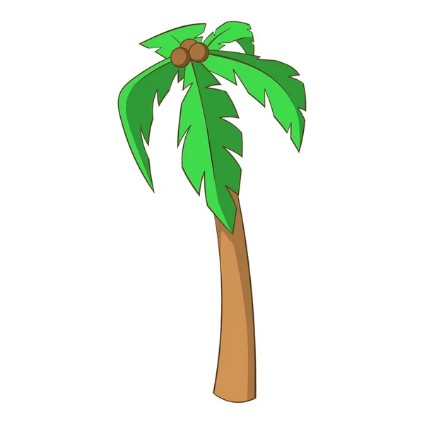 Palm pictogram, cartoon stijl — Stockvector