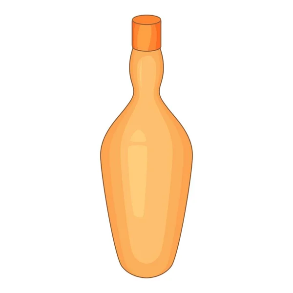 Icono de la botella de aceite, estilo de dibujos animados — Vector de stock