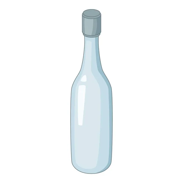 Icono de botella de agua, estilo de dibujos animados — Vector de stock