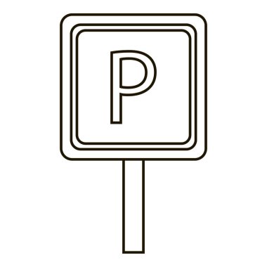 Otopark simgesi, özet biçimi