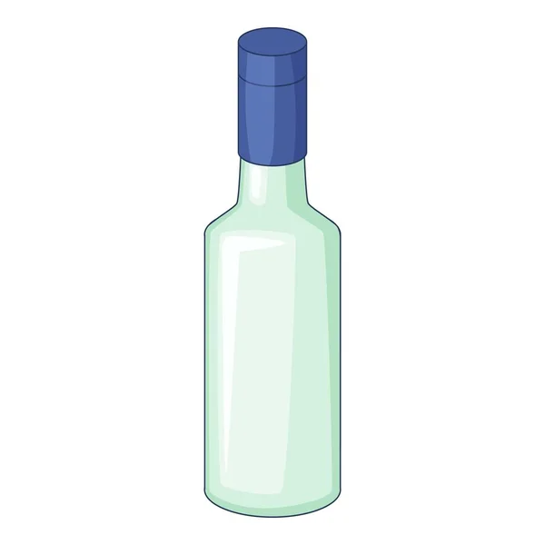 Icona bottiglia di vino, stile cartone animato — Vettoriale Stock