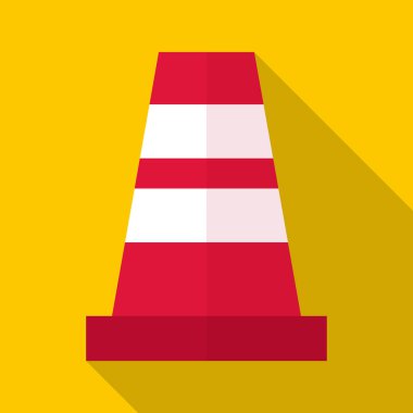 Yangın eskrim simgesi, düz stil