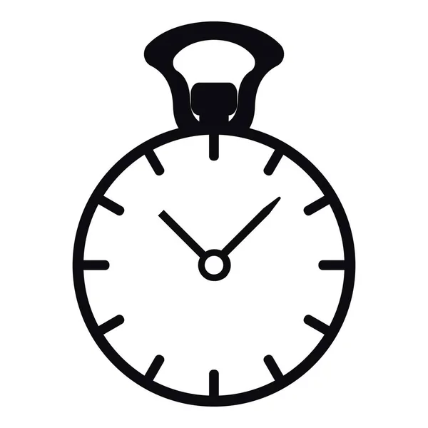 Icône chronomètre, style simple — Image vectorielle