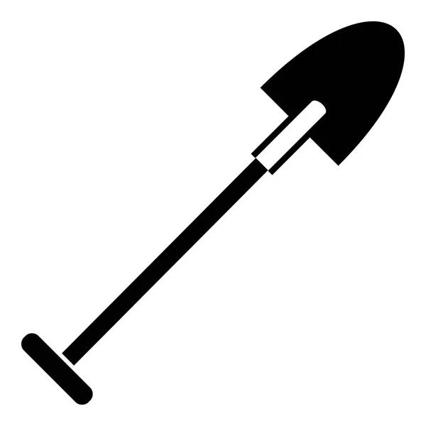 Sharp shovel icon, simple style — Stock Vector