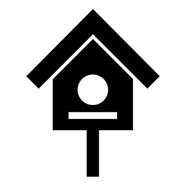 Icône de maison d'oiseau, style simple — Image vectorielle