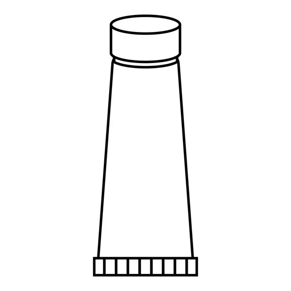 Icono de cuello de botella, estilo de esquema — Archivo Imágenes Vectoriales