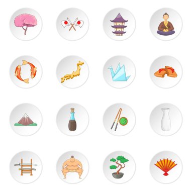 Japonya Icons set