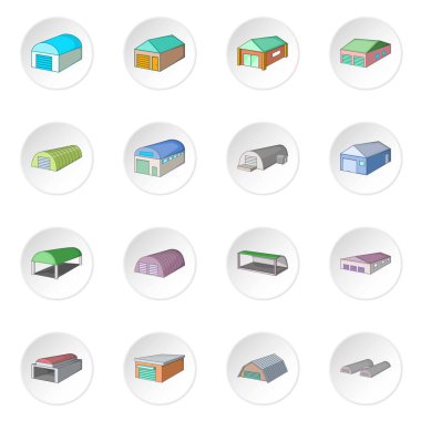 Farklı Hangarlar Icons set