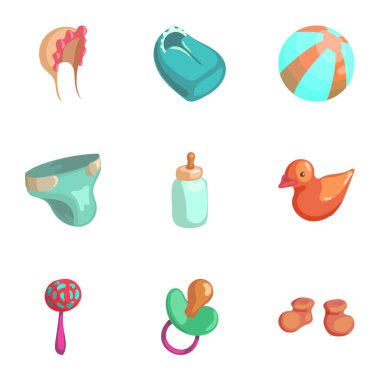 inewborn eksilerini seti, karikatür tarzı