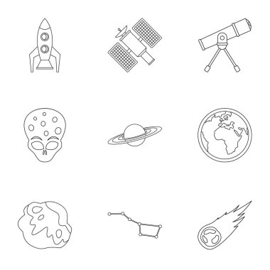 Cosmos Icons set, anahat stili