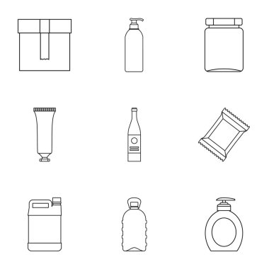 Paket Icons set, anahat stili