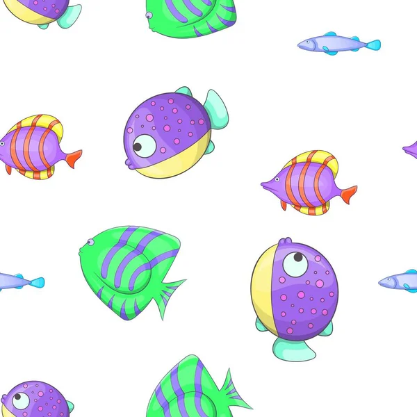 Modèle de poisson, style dessin animé — Image vectorielle
