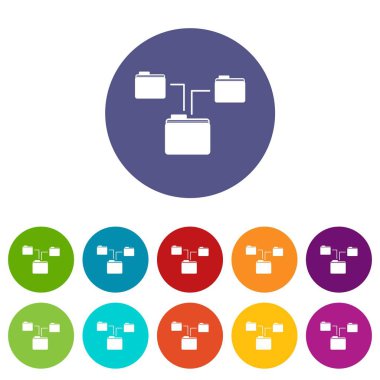 Klasörleri yapısı Icons set