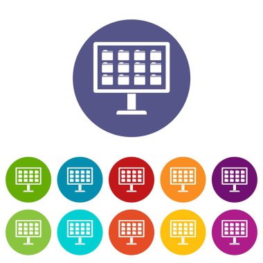 Bilgisayarın masaüstüne klasörleri ile simgeler ayarla