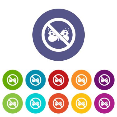 Kelebek yok Icons set