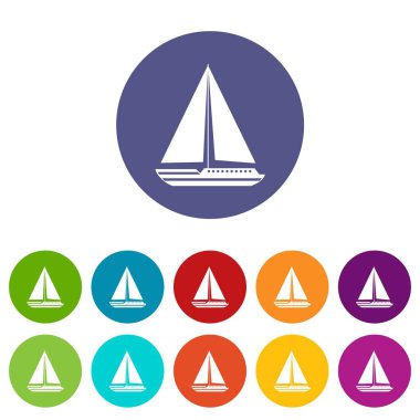 Deniz Yat Icons set